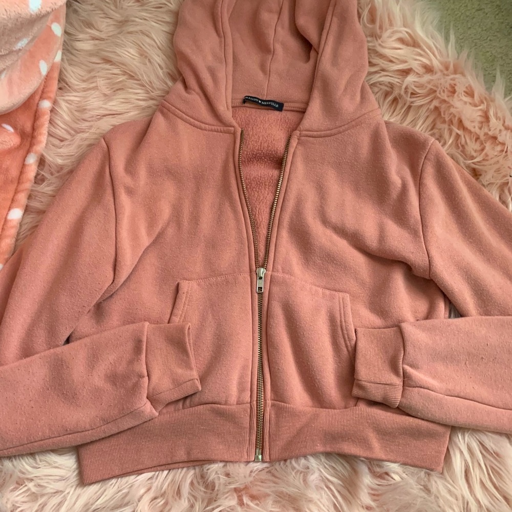 Brandy Melville crystal hoodie